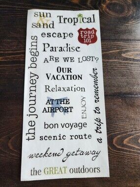 Me & My Big Ideas Vacation Slag Travel Road Trip Stickers Retired New #20